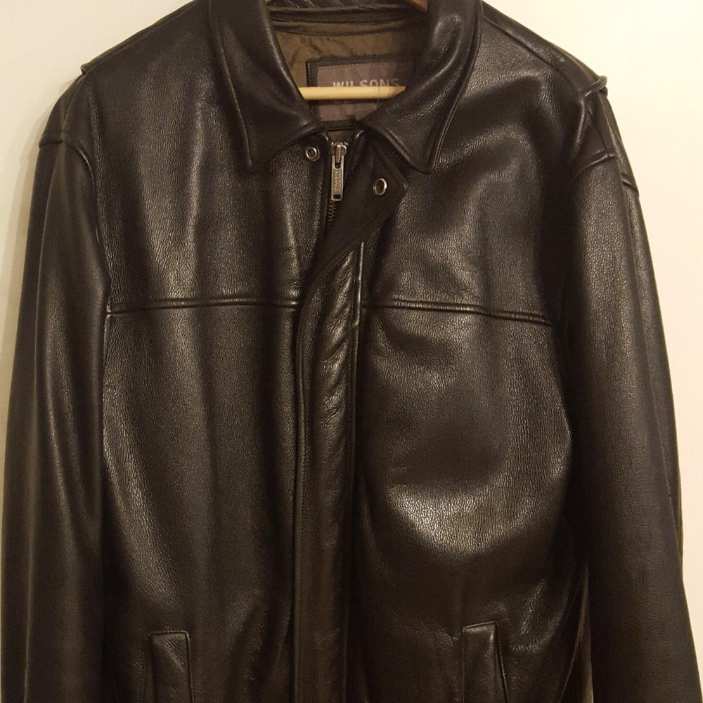 Genuine Black Leather Jacket